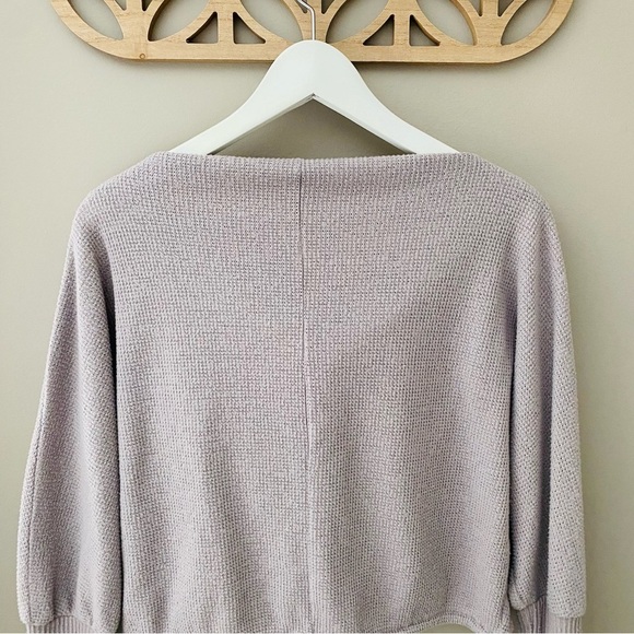 Urban Outfitters Off-the-Shoulder Crop Sweater Dusty Purple Sz Small - Picture 11 of 11